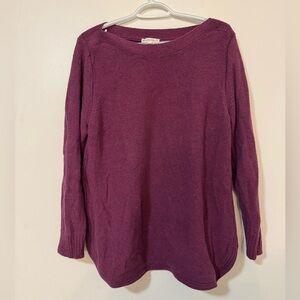 Northern Reflections Purple cotton knit